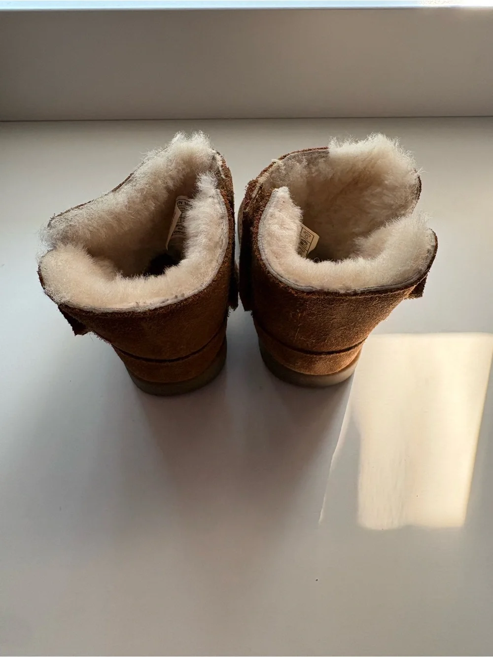 UGG Keelan Infant Toddler Chestnut Suede Bootie Box Size 4 / 5 (12-18M)